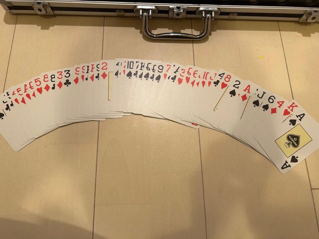 【最終値下げ】ポーカーセット　モンテカルロ　アルミケース付き