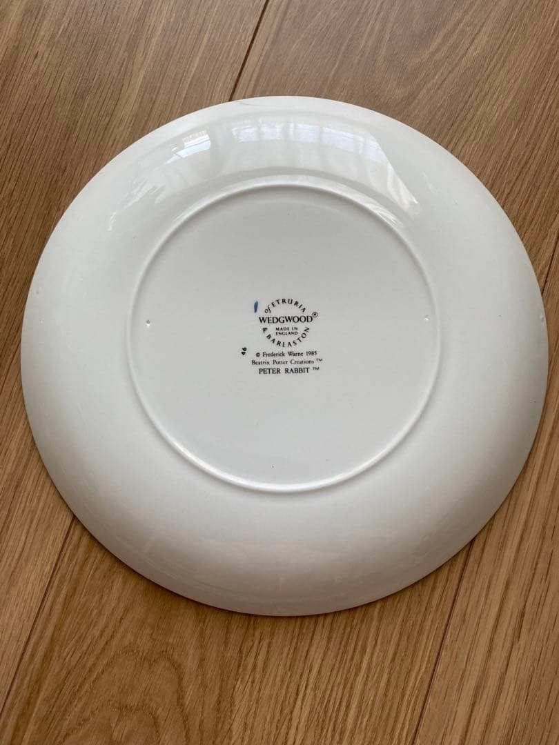 【ウエッジウッド】ピーターラビット　BIRTHDAY プレート　1986年