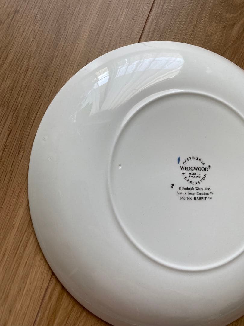 【ウエッジウッド】ピーターラビット　BIRTHDAY プレート　1986年