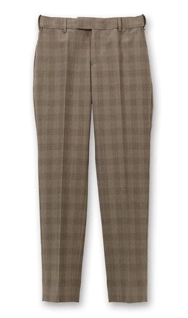 【美品】ビジネススーツ セットアップ パンツスーツ グレンチェック チェック柄