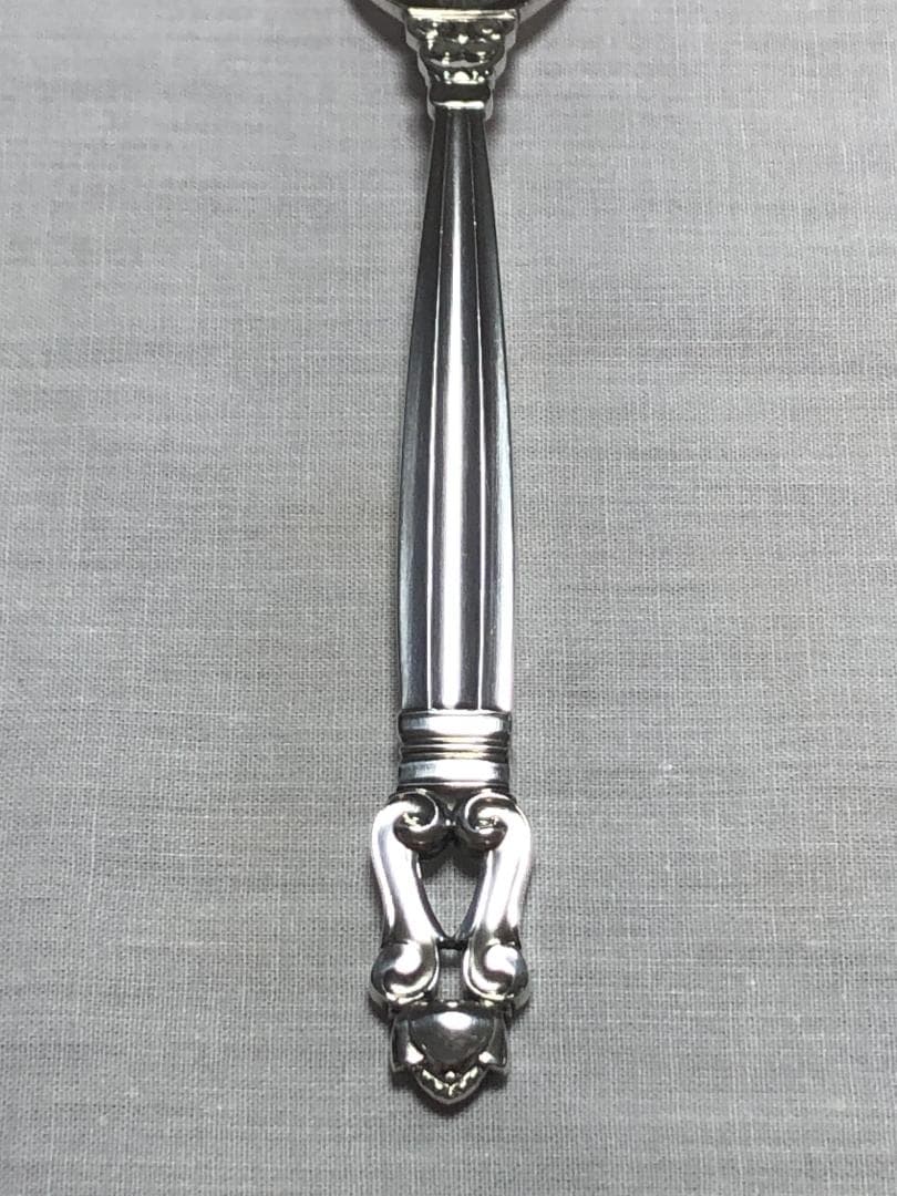 美品 ジョージジェンセン ACORN ディナーフォーク STERLING ①