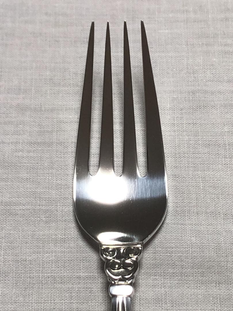 美品 ジョージジェンセン ACORN ディナーフォーク STERLING ①