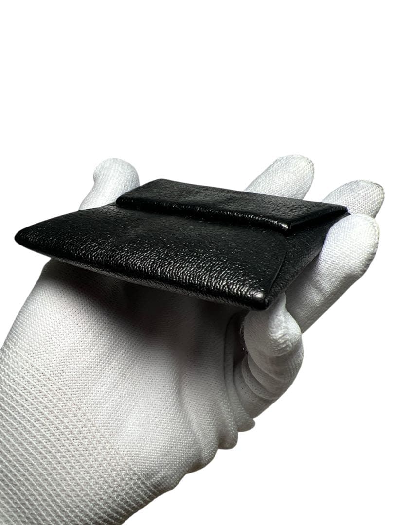 HERMES ブラック レザー ケース