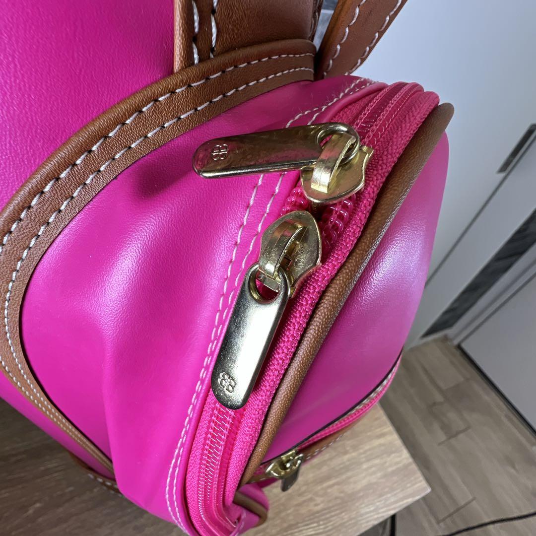 【新品】BALENCIAGA　バレンシアガ　ゴルフバッグ　ピンク　小さめ　計量