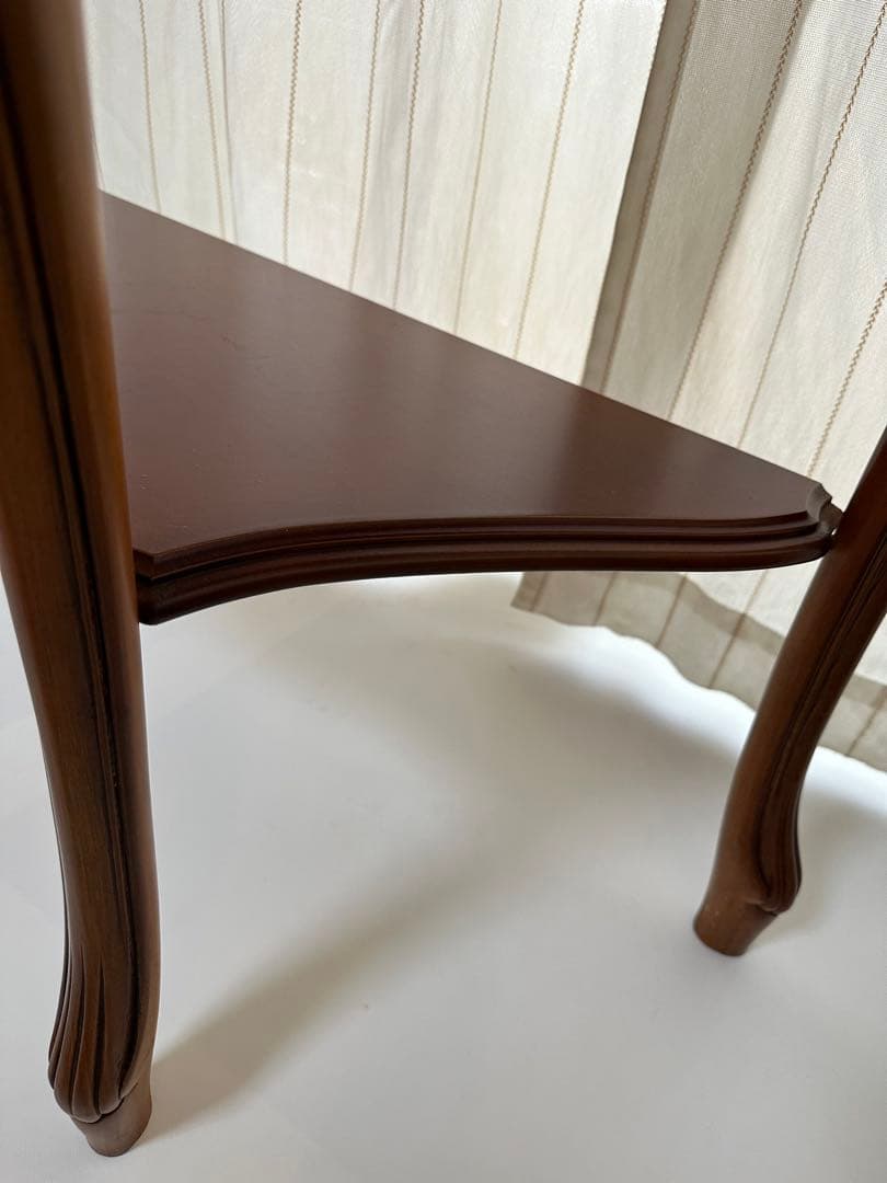 大理石 ロココ調 クラシック 猫脚 コンソールテーブル 電話台 家具