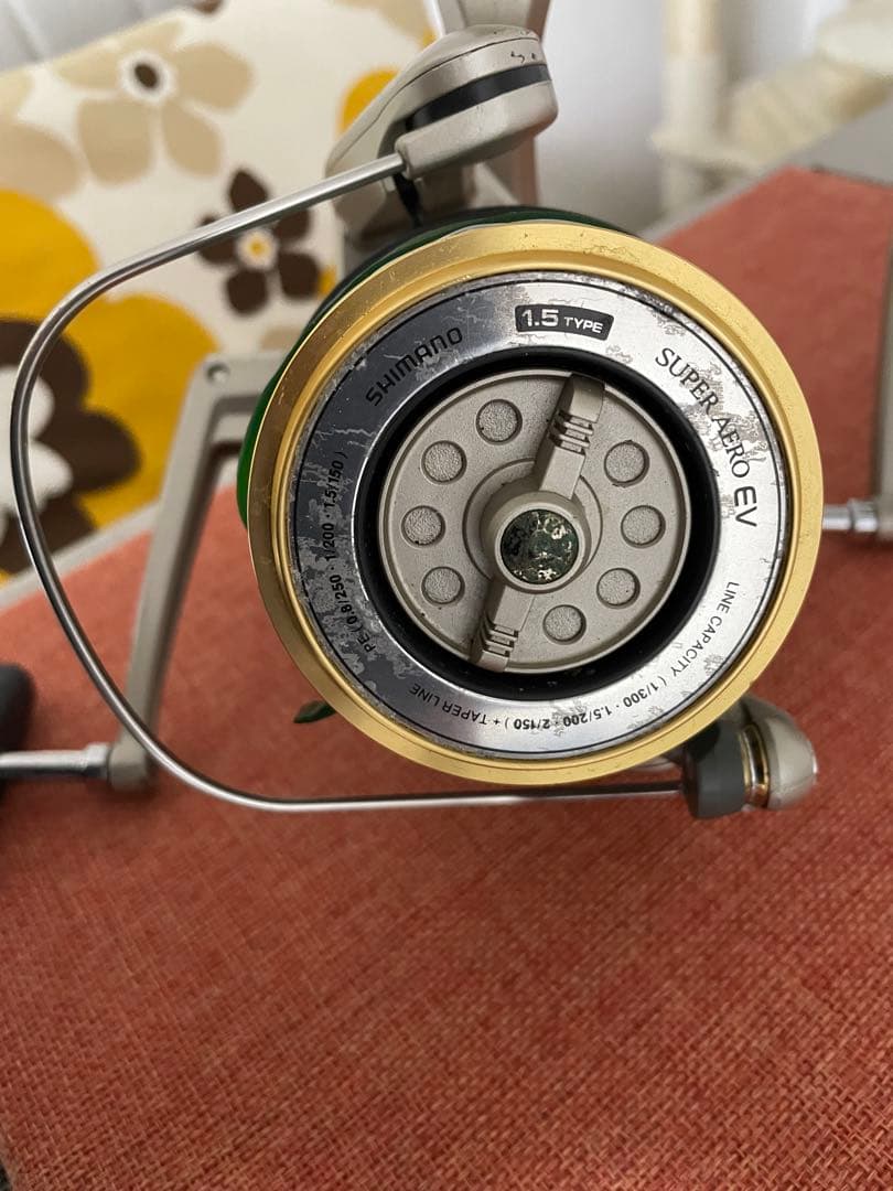 まだまだ現役　シマノ　初代スーパーエアロEV と替えスプール