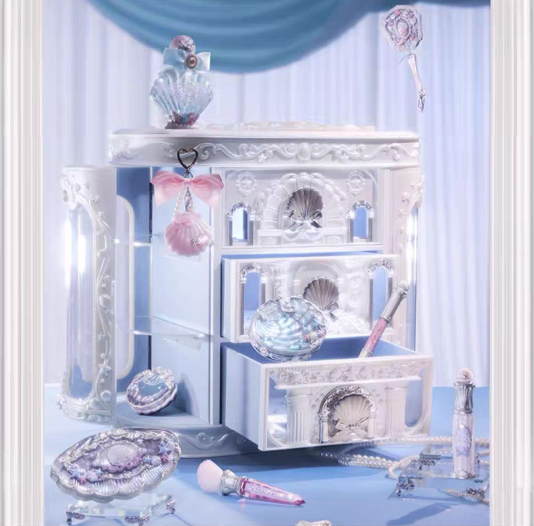 フラワーノーズ シェルズジュエリー メイクアップボックス セット