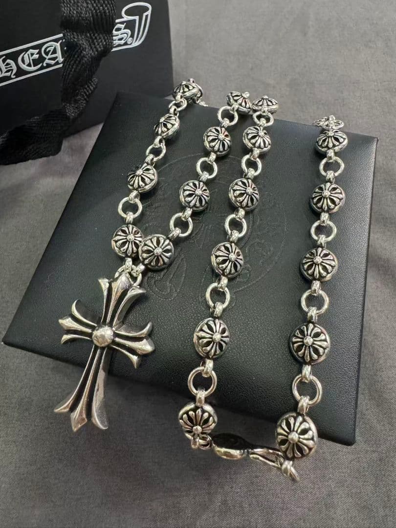 【限定値段】 スモールクロスボールネックレス