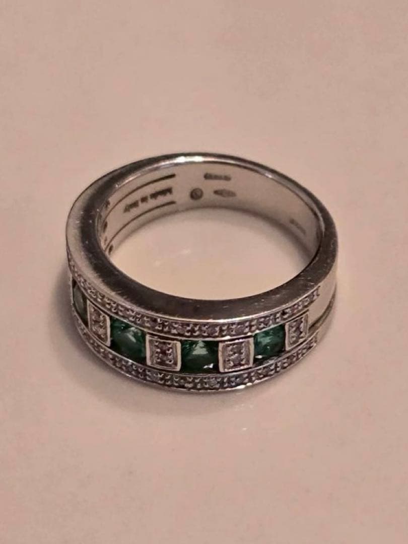 【最終値下げ】DAMIANI 750ベルエポック エメラルド K18WG リング