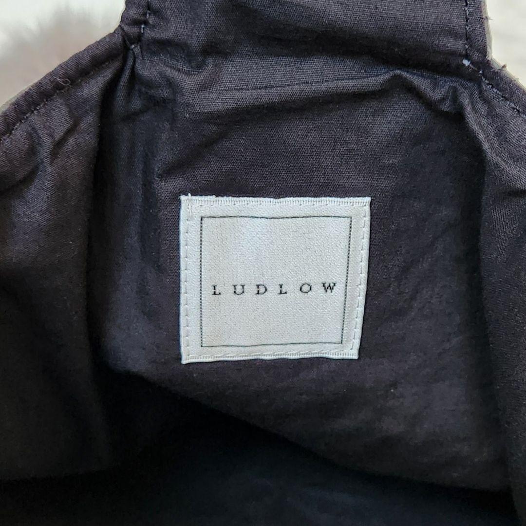 LUDLOW ラドロー レザー Foxファー トートバッグ グレー