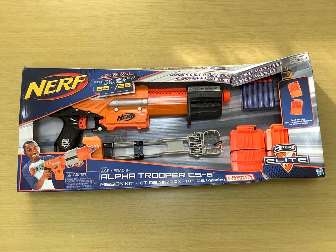 【貴重】NERF アルファトルーパーCS-6 ミッションキット Kohl’s限定
