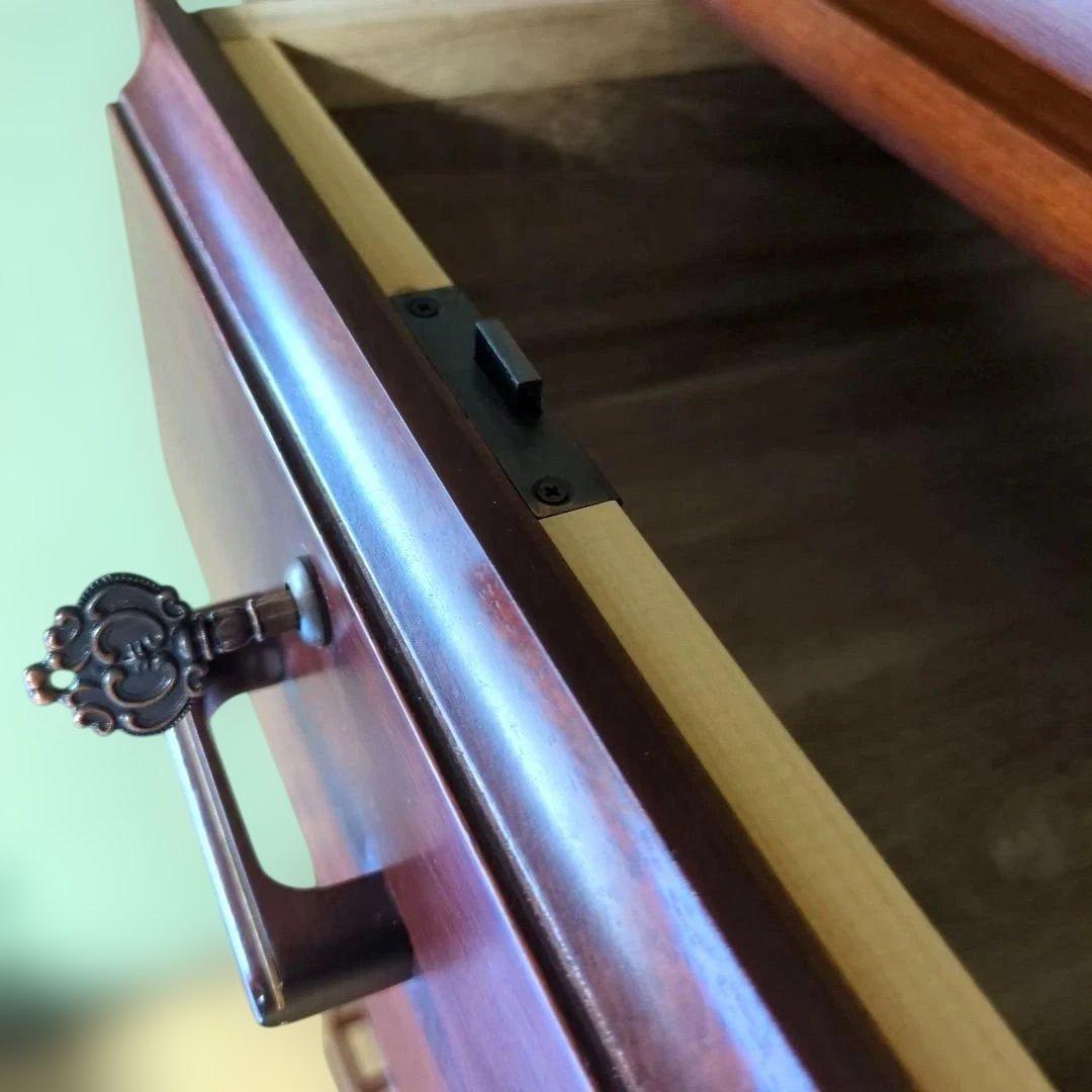 和箪笥 138㌢高 レトロ調 整理タンス チェスト