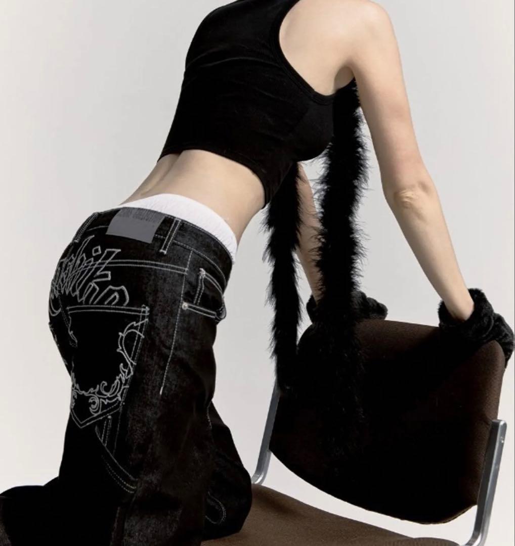 kashiko デニムパンツ ズボン 韓国