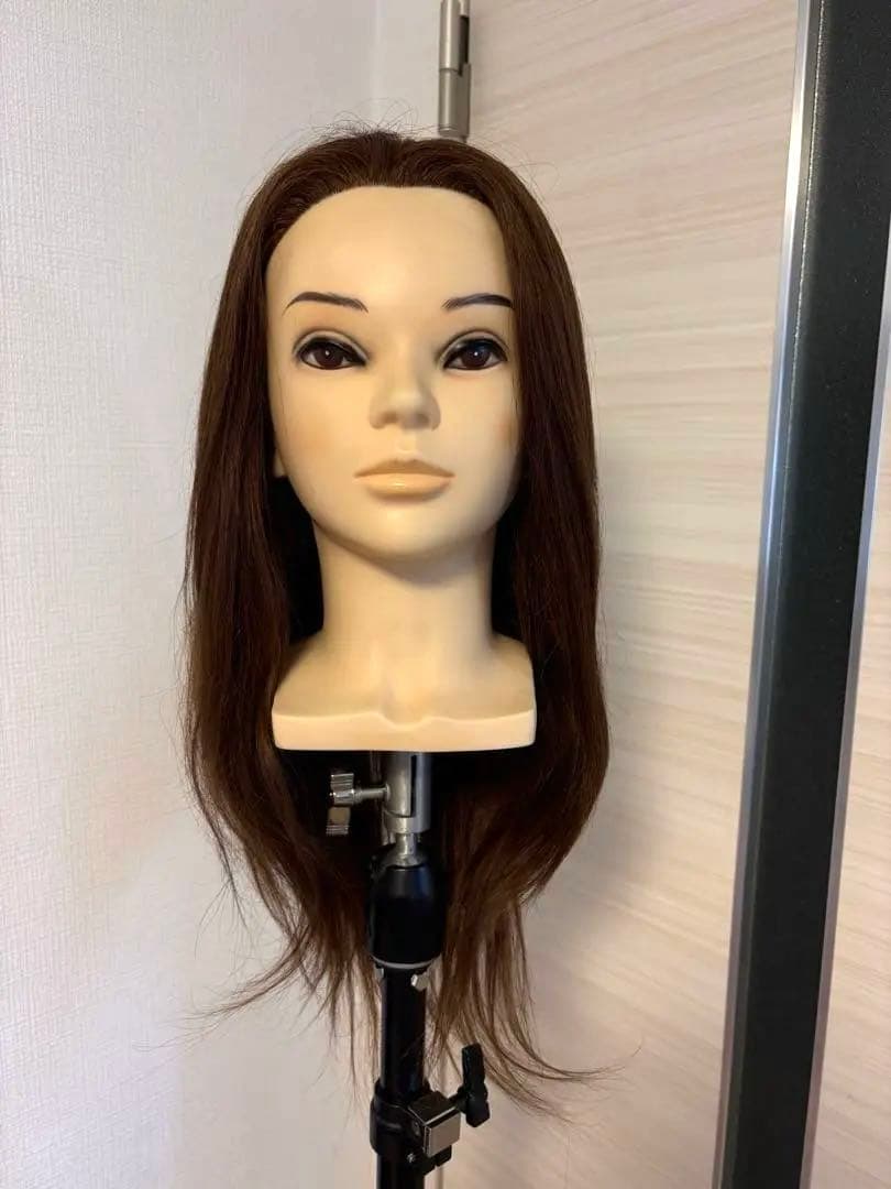 ブラウン アップスタイルウィッグ