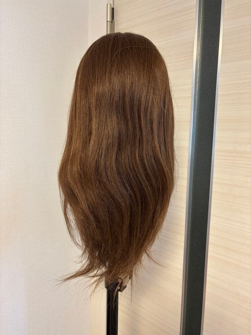 ブラウン アップスタイルウィッグ