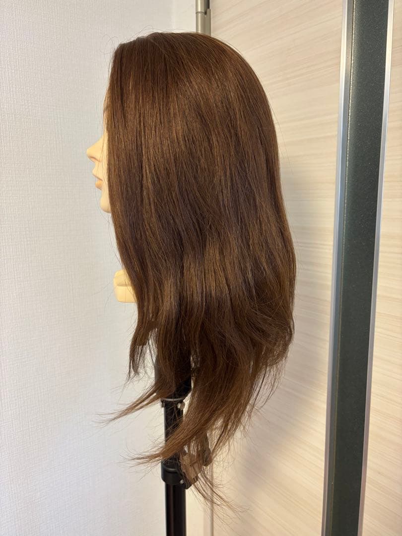 ブラウン アップスタイルウィッグ