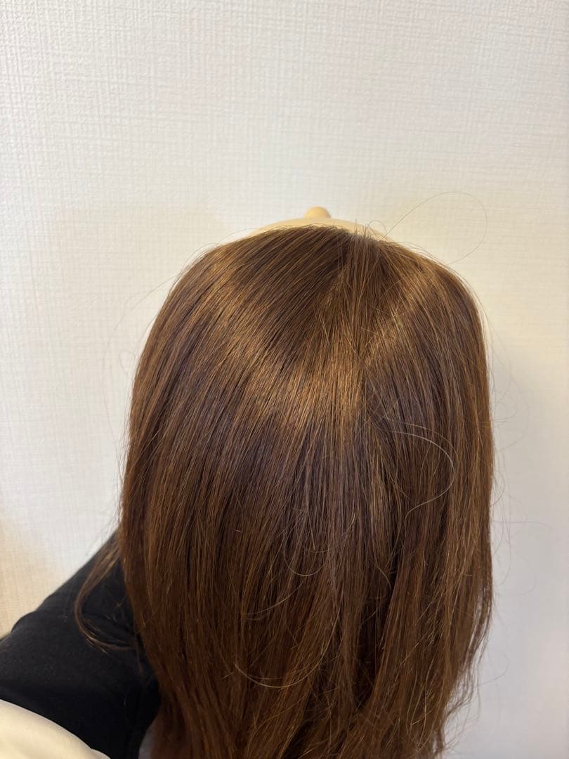 ブラウン アップスタイルウィッグ