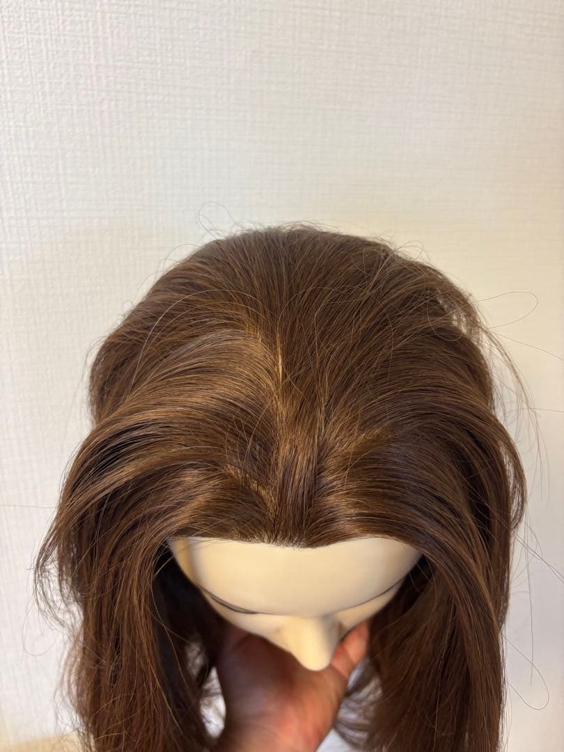 ブラウン アップスタイルウィッグ