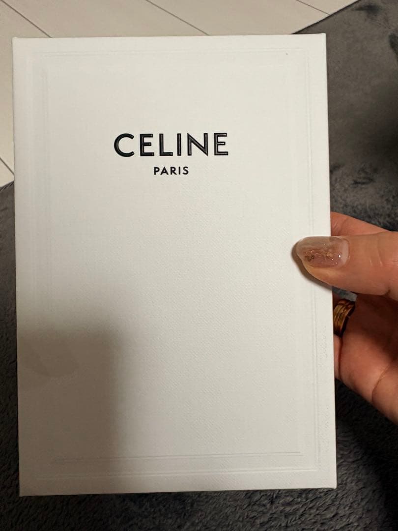 CELINE 三つ折り財布クリーム