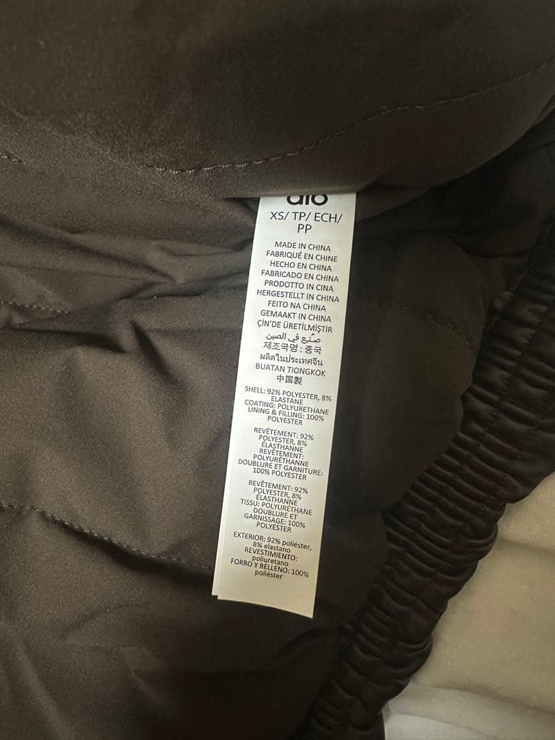 aloアロ faux レザーボンバージャケット（最終値下げ）