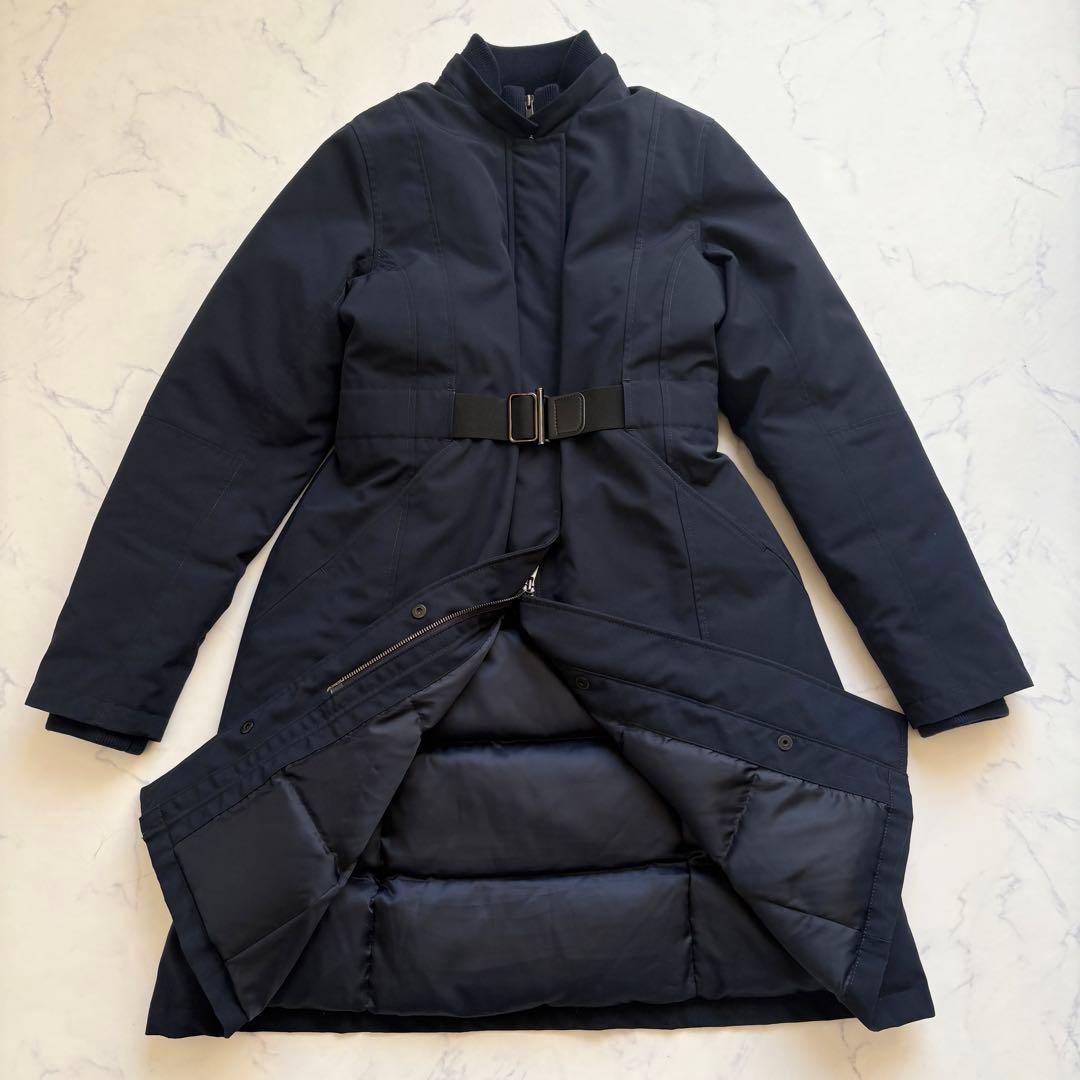 未使用級 セオリー ダウンコート 定価11万円 S ネイビー
