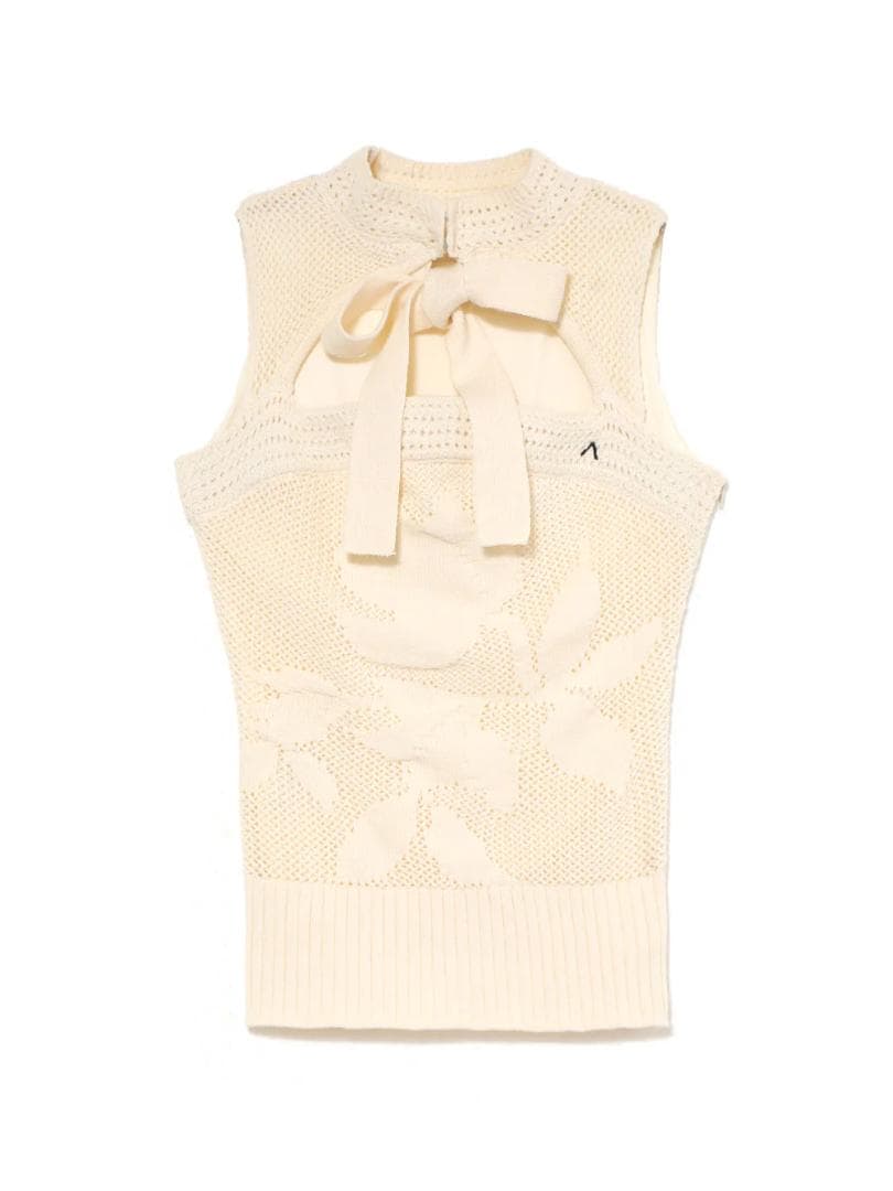 トップス andmary Violet ribbon tops