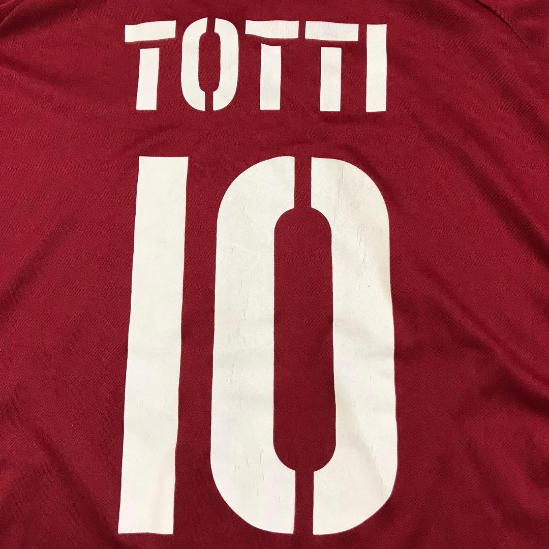 ビンテージ古着！ASローマ イタリア代表 TOTTI 10 ユニフォーム シャツ