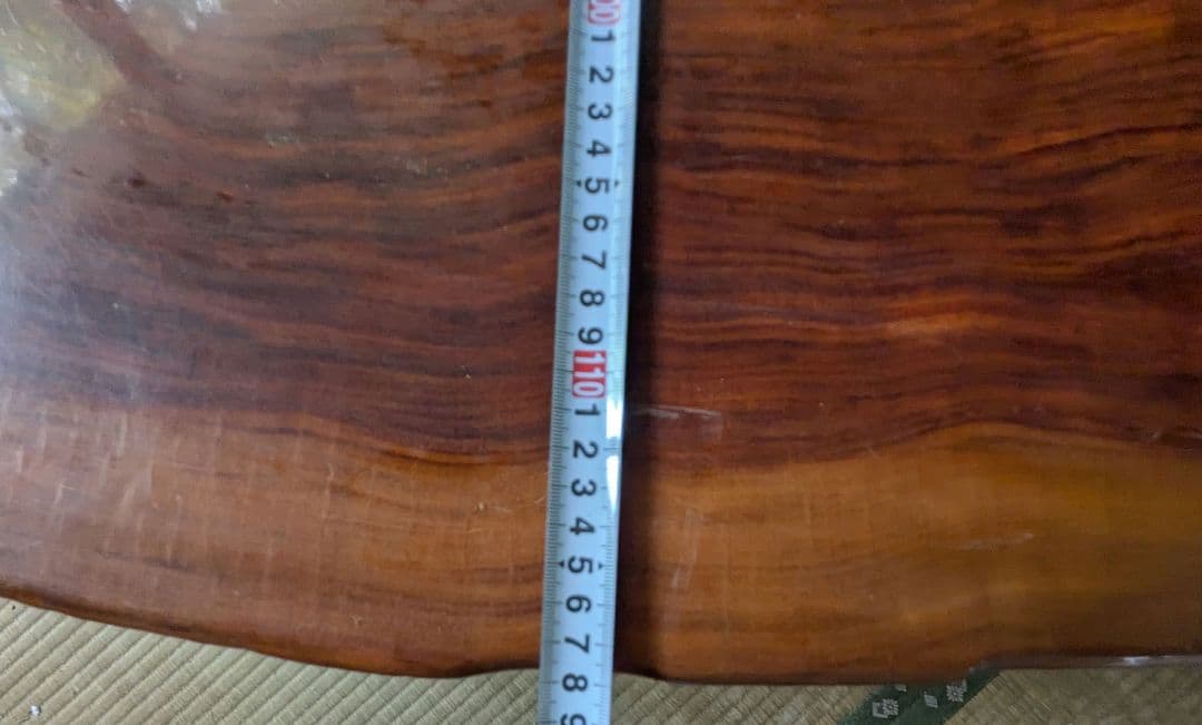 一枚板座敷机　昭和　レトロ　座敷　テーブル　茨城県　つくば市