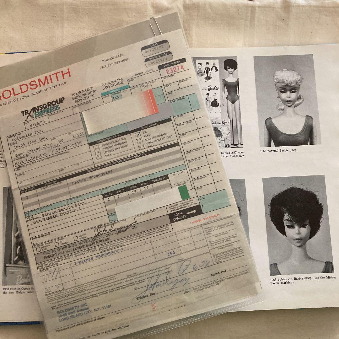 バ-ビ-等身サイズマネキン(マテル社承諾済み品)