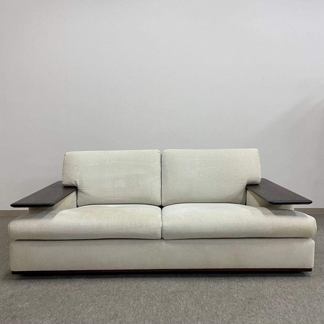 【karimoku】2人掛椅子ロングUU4512K117(2014年生産)