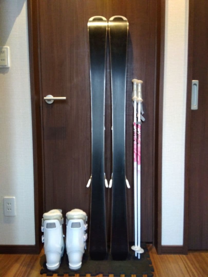 美品/PURECONSCIOUS/レディース用/スキーセット/メンテ・WAX済✔