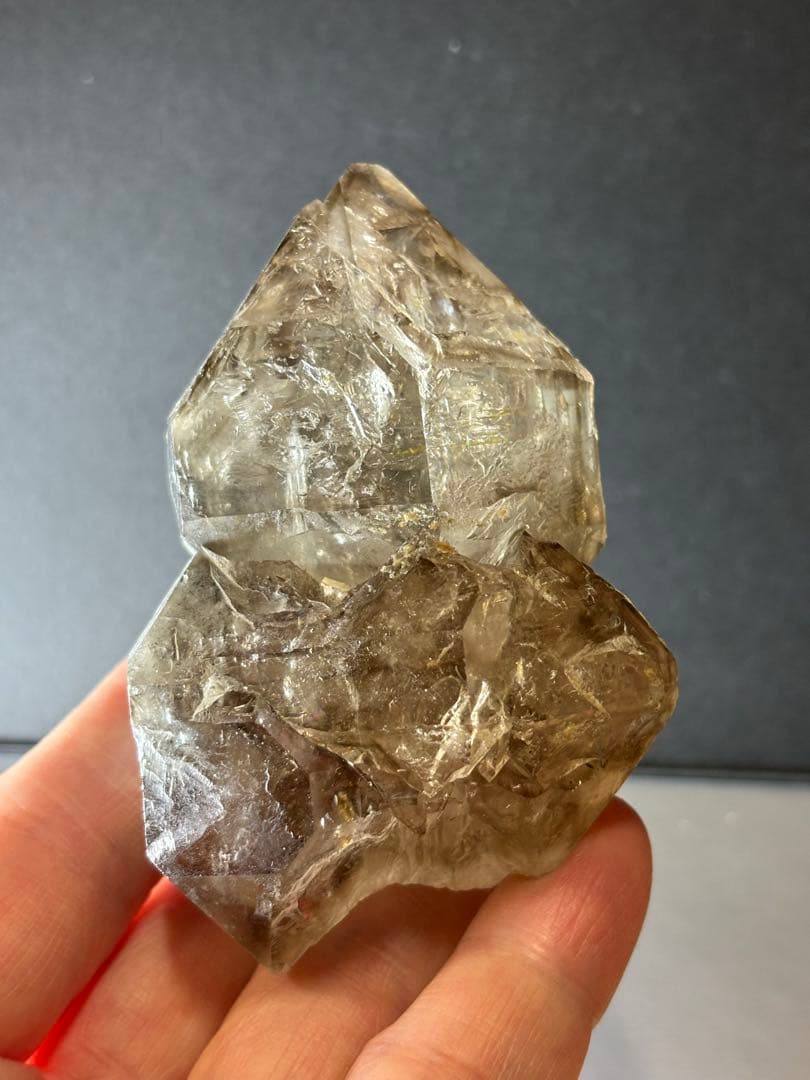 レア　大きめ水入り　マイカ流砂　エレスチャル　209g エンハイドロ　天然石