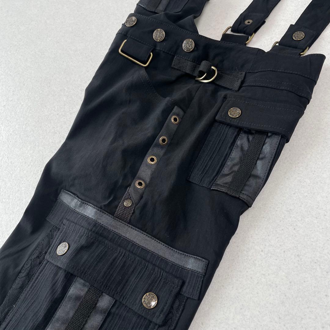 Y2K パンク オッズクローチェ ギミック サロペット オッズオン