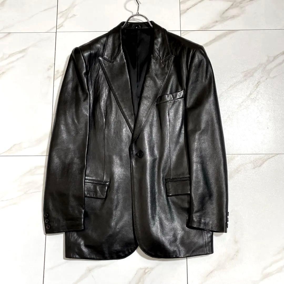 希少⭐︎FREEDOM 90s ラムレザー テーラードジャケット 羊革