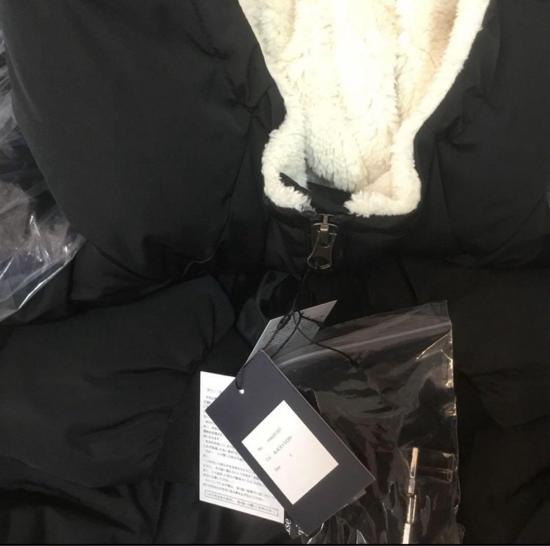 mite 成瀬愛里　ブラック ロングダウンジャケット