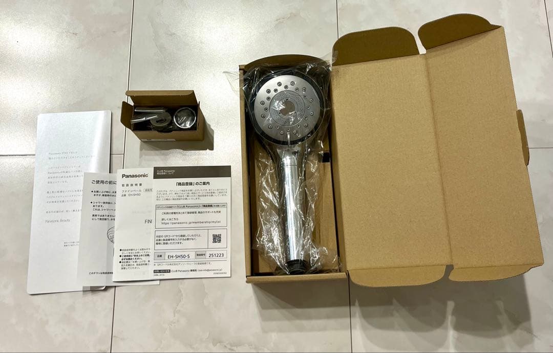 パナソニック　ファインバブルシャワーヘッド　EH-SH50-S シルバー