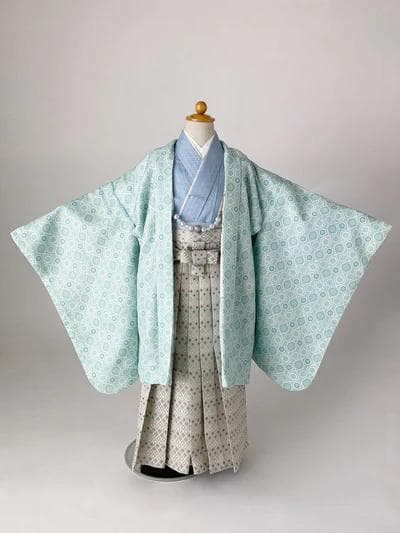 5歳 男の子 着物 羽織　袴　七五三　 5-052