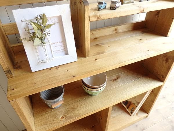 サイズオーダー可！●デザインチェスト●ナチュラルブラウン天然木無垢材●受注製作