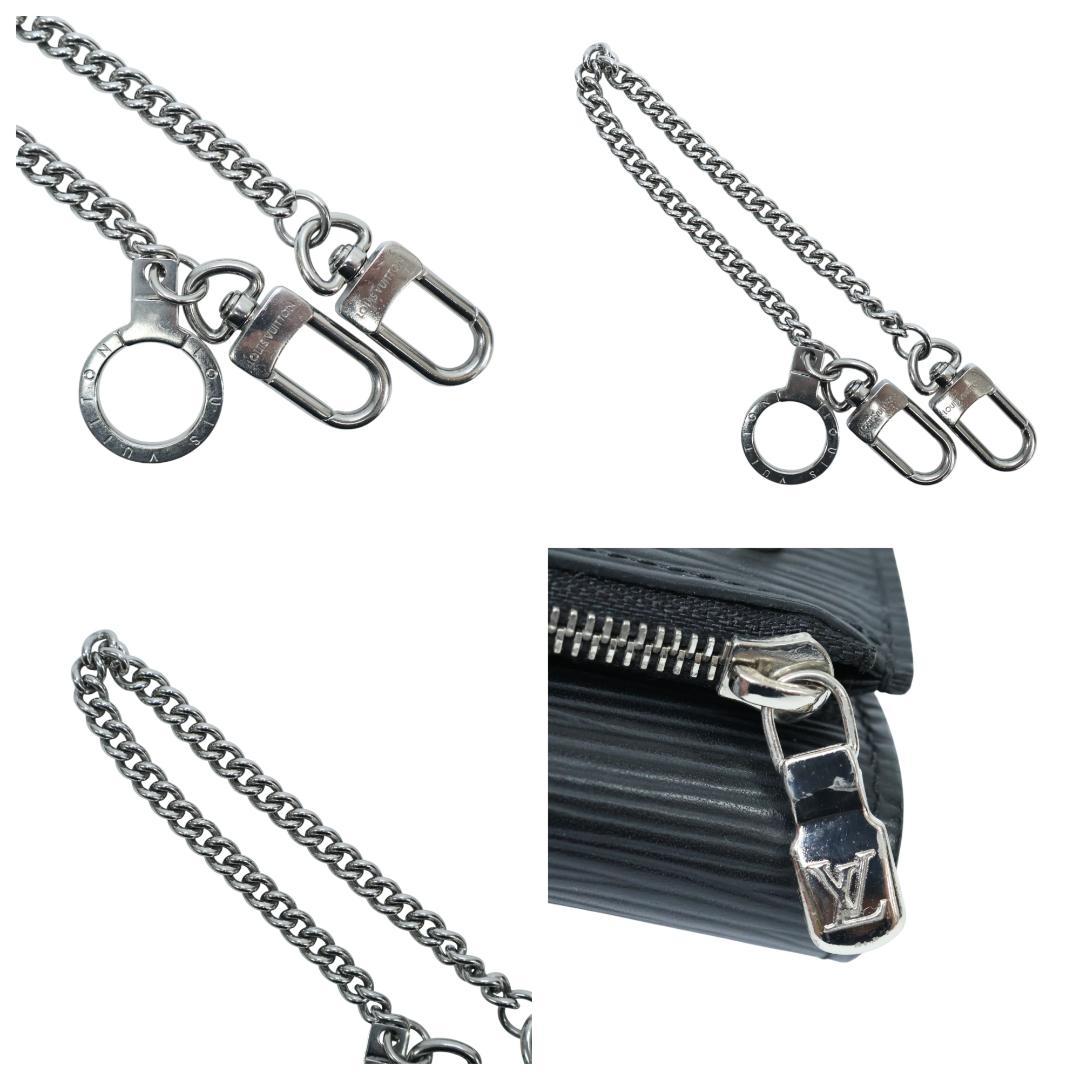 極美品 ルイヴィトン シュプリーム チェーンウォレット 三つ折り M67711