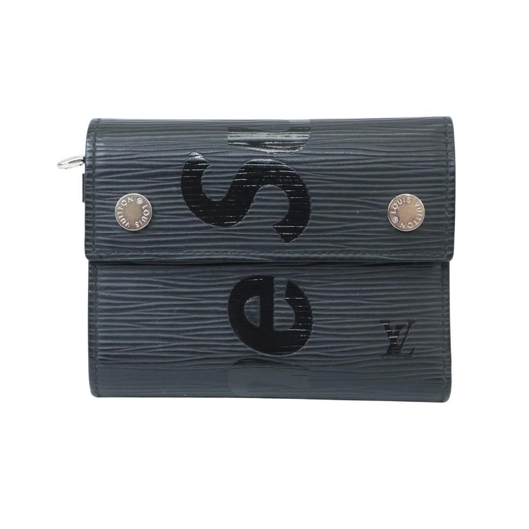 極美品 ルイヴィトン シュプリーム チェーンウォレット 三つ折り M67711