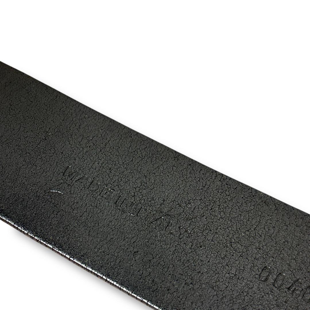 Dior homme 06aw レザー ベルト エディ期 スタッズ 黒 ブラック