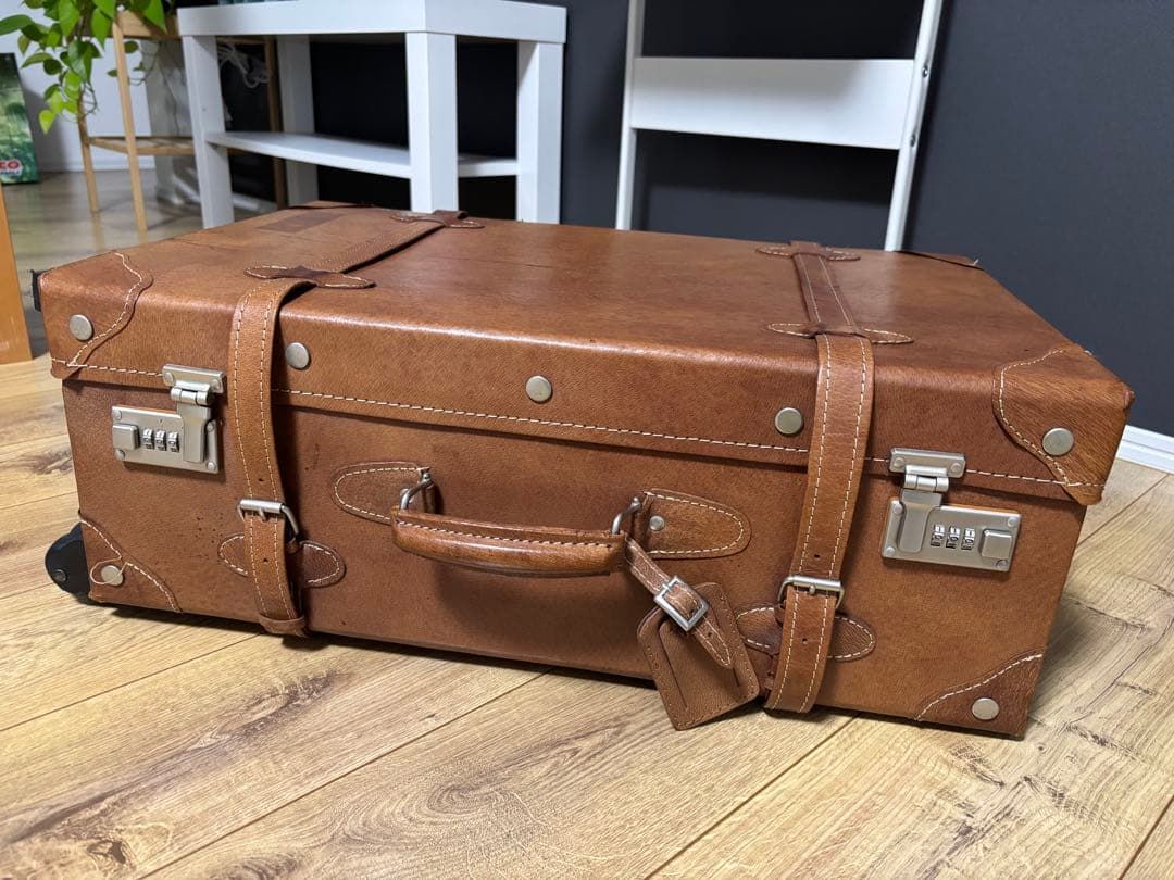 値下げ！1ユーラシアトランク　豚革レトロ　キャリーケース　スーツケース