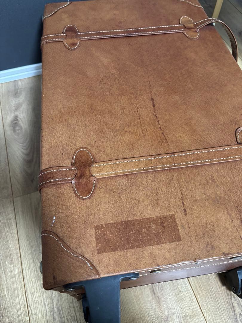 値下げ！1ユーラシアトランク　豚革レトロ　キャリーケース　スーツケース