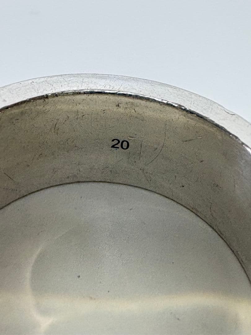 GUCCI ブランデッドG スカルワイドリング 刻印サイズ20号【箱/ポーチ付】