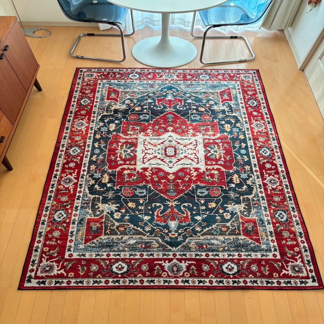 ヴィンテージ風のペルシャ柄カーペット リビング用の160×230