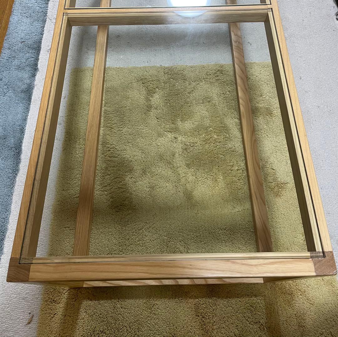 LOWYA ロウヤ　ガラステーブル