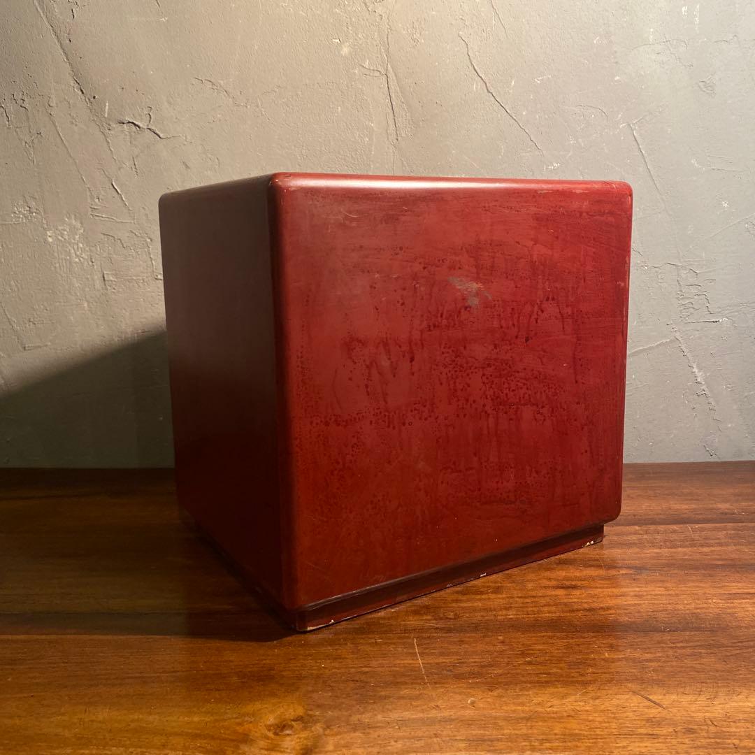 昭和レトロ 漆塗り三段小引き出し ミッドセンチュリー 古家具 古民家