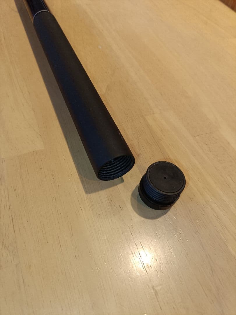 磯遠投投げ竿 ガイド付き　スピニング