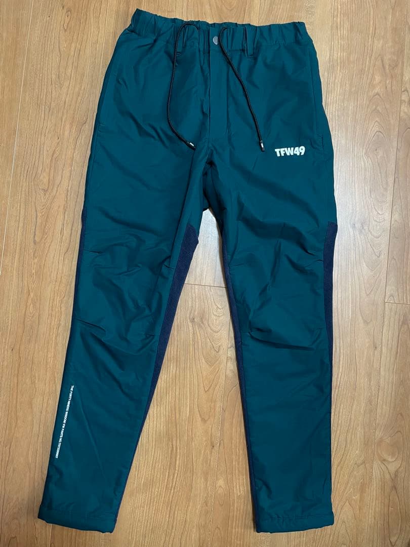 定価3.9万　TFW49 VW PANTS グリーン　S ゴルフ　防寒　フリース