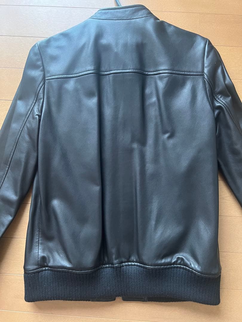 超美品JOSEPH ジョゼフ 黒 レザー ライダース革ジャン ジャケット 38